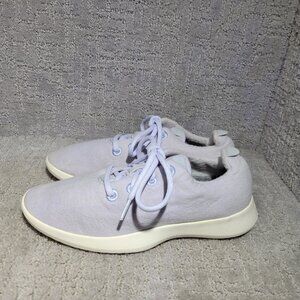 Allbirds Women's Size US 9 Lavender Merino Wool Runners Lace Up Sneakers